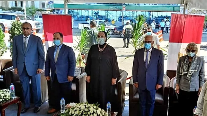وزيرا التجارة والصناعة والمالية ومحافظ بورسعيد يفتتحون معرض 