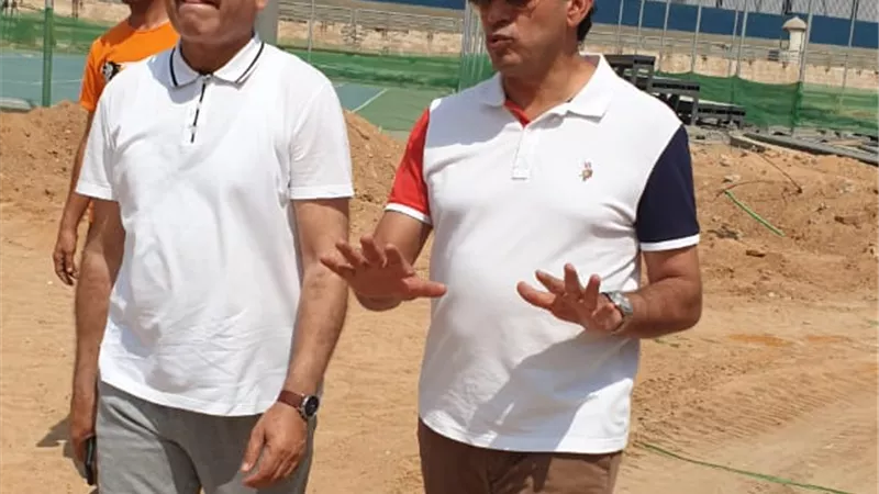 وزير الرياضة يتابع معدلات إنجاز إنشاءات فرع ناي النادي بشيراتون