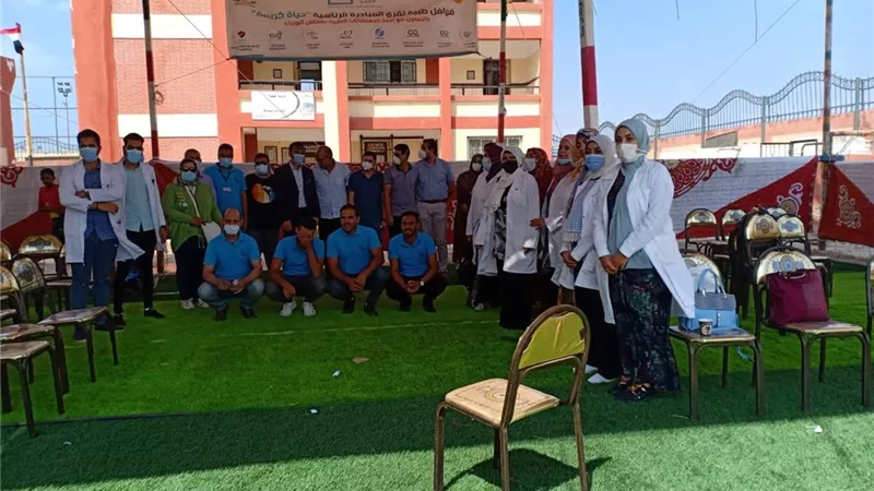 قافلة طبية موسعة بقرى بحر البقر ببورسعيد