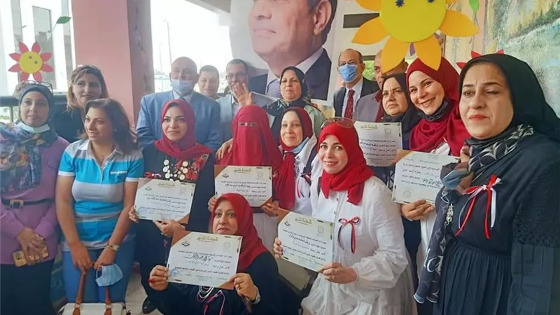 افتتاح معرض ختام أنشطة مركز تنمية قدرات المبدعين بإدارة شرق الزقازيق التعليمية