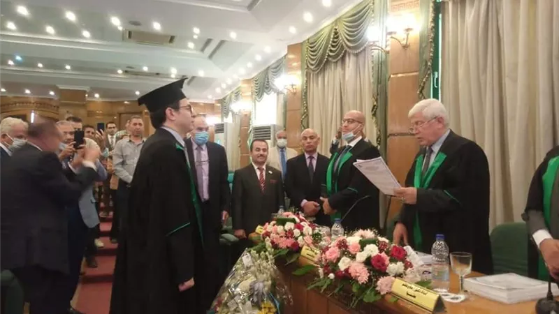 ضياء دويدار يحصل على دكتوراه الفلسفة في الاستراتيجية القومية من أكاديمية ناصر العسكرية