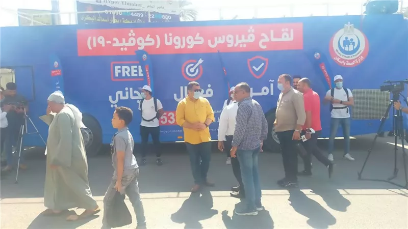 ١٥ موقعاً لتمركز سيارات حملة معا نطمئن ببنى سويف