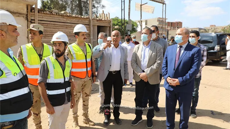 محافظ المنوفية يتفقد الأعمال الإنشائية لمبادرة حياه كريمة بالشهداء ... صور