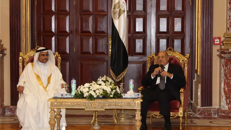 رئيس مجلس الشيوخ يلتقي رئيس البرلمان العربي