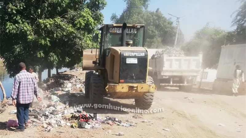 حملة نظافة موسعة بإسنا جنوب الأقصر