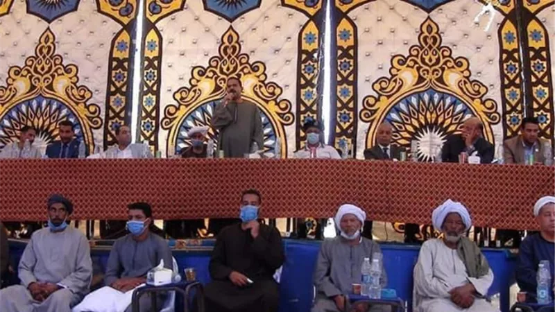 إنهاء خصومة ثأرية بين عائلتين بقنا بحضور زعيم الأغلبية بمجلس النواب