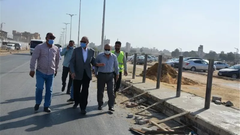 محافظ القليوبية يتابع مشروعات الطرق والتطوير والنظافة بشرق وغرب شبرا الخيمة