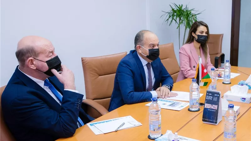 سفير المملكة الأردنية في زيارة للمنطقة الاقتصادية لبحث سبل التعاون