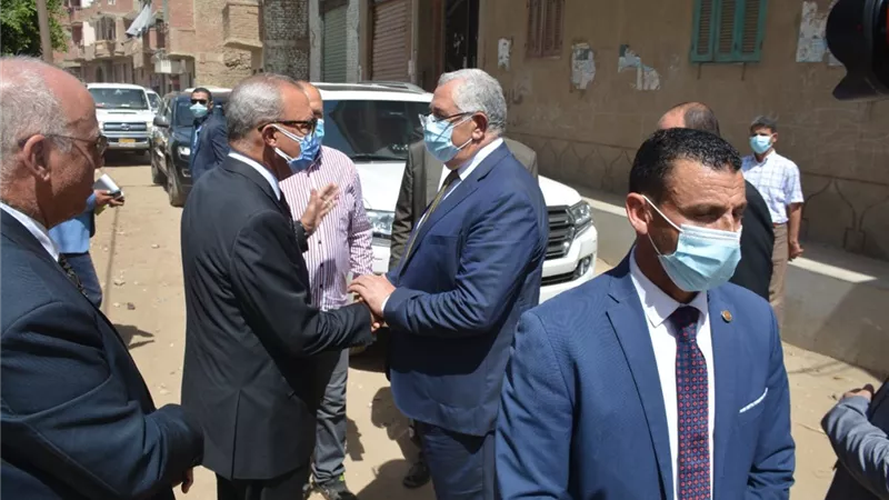 وزير الزراعة ومحافظ القليوبية يتفقد الاصول التابعة للوزارة