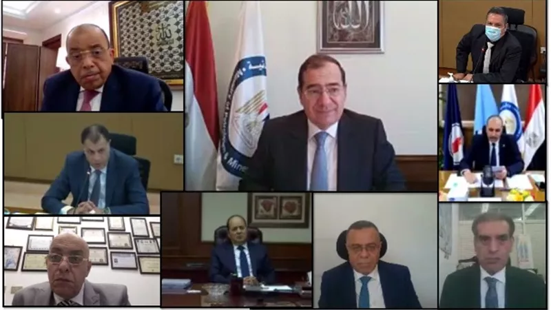 الملا يعتمد نتائج أعمال شركتى أسيوط لتكرير البترول والبتروكيماويات المصرية