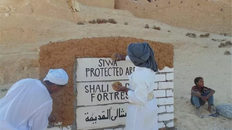 وزيرة البيئة: تطوير جارة ام الصغير بسيوة سيخلق نموذج فريد للدمج بين التراث الطبيعى والثقافى