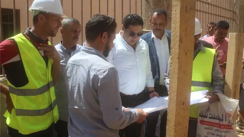متابعه مشروعات(حياة كريمة) في قرى ببا