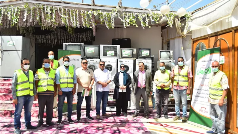 معرض للأثاث المنزلى بقرى بني سويف برعاية الاورمان