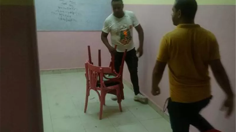 ضبط ٢ سنتر تعليمي بدون ترخيص ورفع عشرات الاشغالات بشمال الجيزه