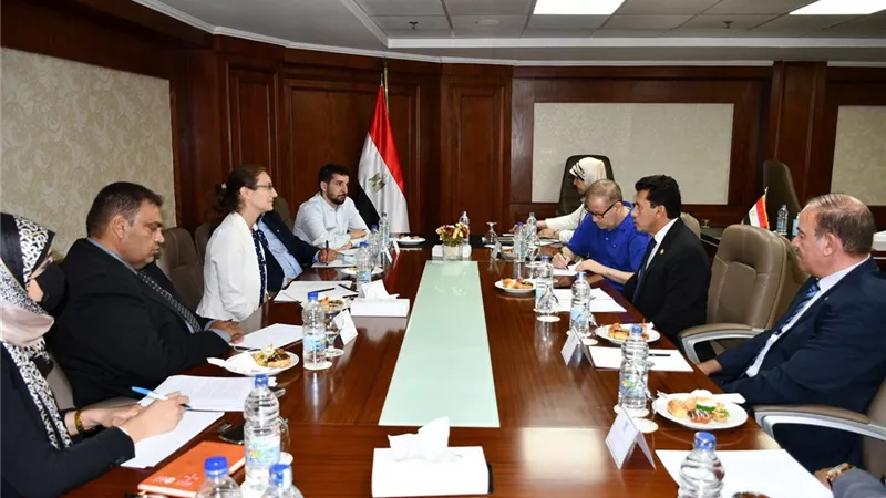 صبحى يبحث استعدادات استضافة مصر اجتماع المكتب التنفيذي للوكالة الدولية لمكافحة المنشطات