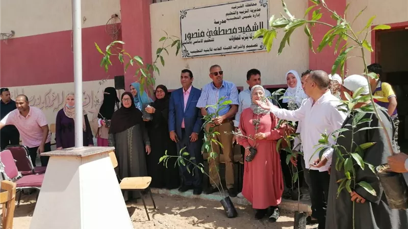 انطلاق فعاليات مبادرة معا مدرستي أجمل من بلبيس