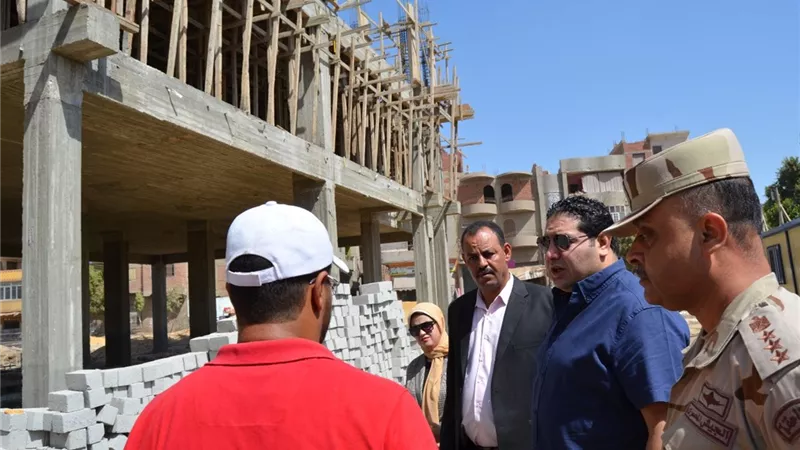 نائب محافظ بنى سويف يتابع مشروعات حياة كريمة فى ببا