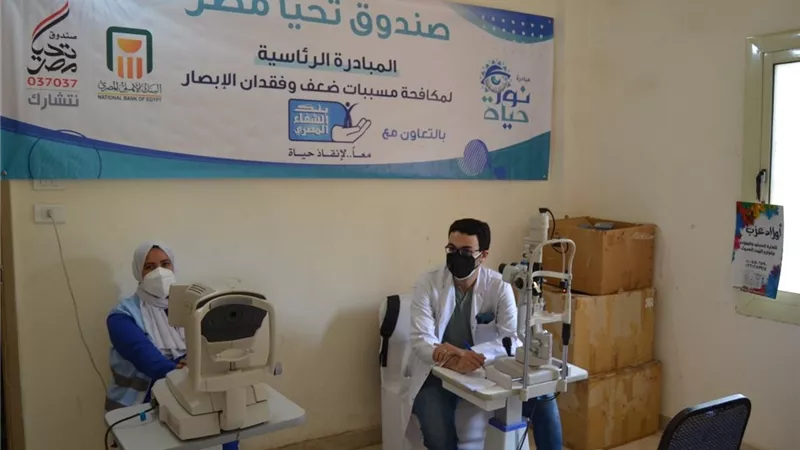 نائب محافظ بني سويف يتفقد مبادرة 