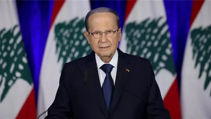 الرئيس اللبناني: لن نتراجع عن حقوقنا النفطية