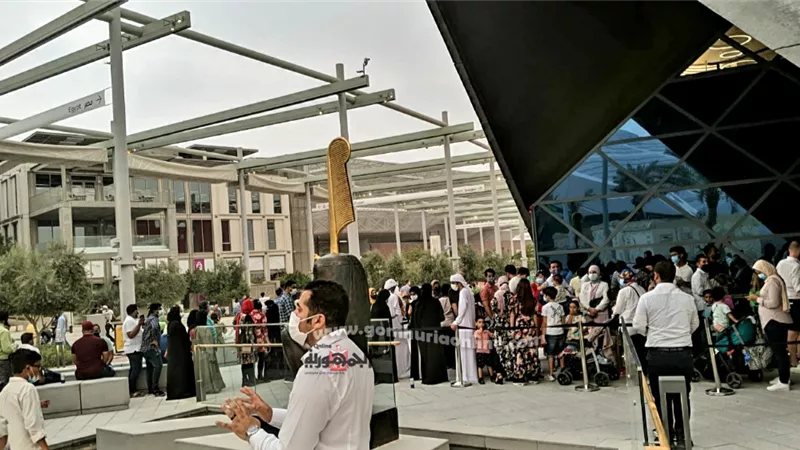 فى اليوم الاول من الافتتاح التجريبى .. الجناح المصرى فى معرض اكسبو دبى يستقبل 10 الاف زائر