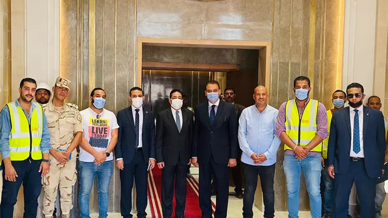 زيارة تفقدية لوزير شئون المجالس النيابية لمقر الوزارة الجديد بالعاصمة الإدارية