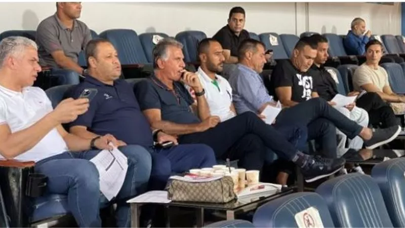 الجهاز الفني للمنتخب يتابع مران الزمالك
