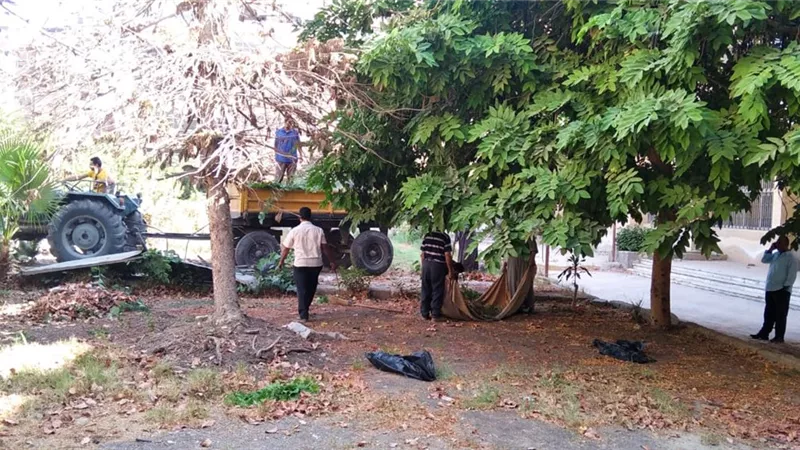 تكنولوجيا وتنمية الزقازيق تدشن حملات يومية لتنظيف ورفع وإزالة المخلفات وتطهير وتعقيم منشآت الكلية