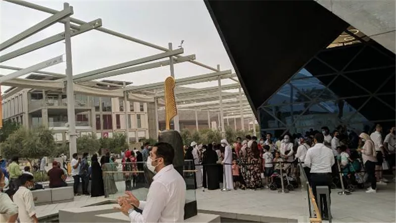 الجناح المصرى يستقبل اكثر من 10 الاف زائر خلال فعاليات اليوم الاول للافتتاح التجريبى لاكسبو 2020 بدبى
