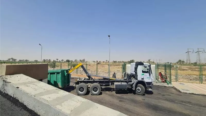 البيئة :الانتهاء من الأعمال الانشائية بالمحطة الوسيطة بأبو تشت ومصنع تدوير المخلفات ..صور