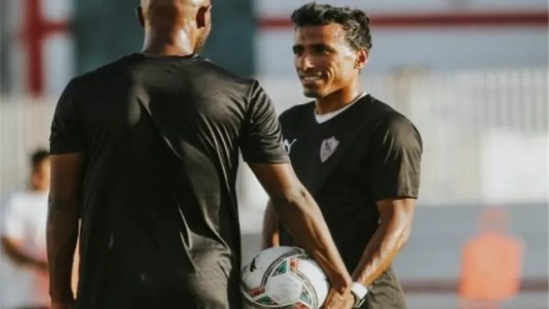 فقرة ترفيهية في مران الزمالك الصباحي