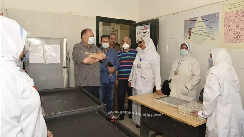 محافظ أسيوط يتفقد المركز الصحي الحضري بابنوب ويلتقي بالأطباء والعاملين به بحضور أعضاء مجلس النواب