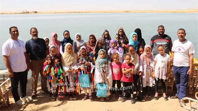 بالصور.. رسالة سلام ومحبة من سيوة للعالم في يوم السياحة العالمى.
