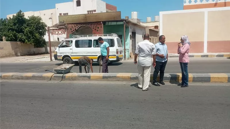 لخدمة ذوى الهمم.. إنشاء ممرات بشارع العاشر من رمضان بالقصير