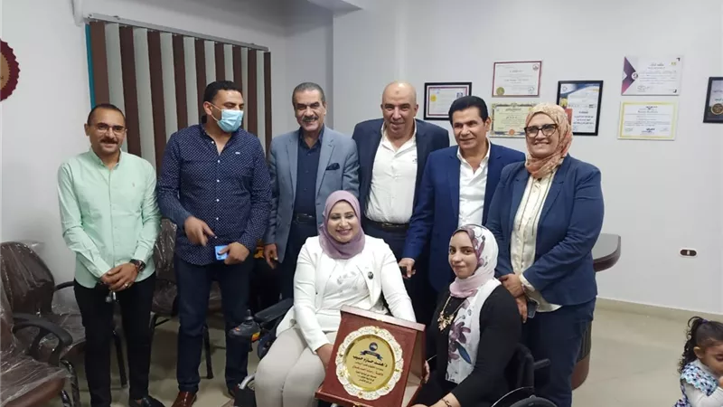 مستقبل وطن بالشرقية يكرم بطلى بارلمبياد طوكيو بمقر النائبة هند حازم