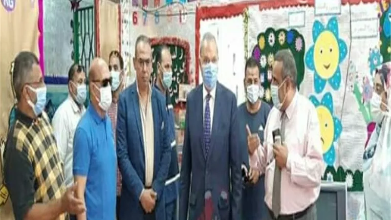 محافظ القليوبية ووكيل وزارة التعليم يتفقدان مدارس غرب شبرا