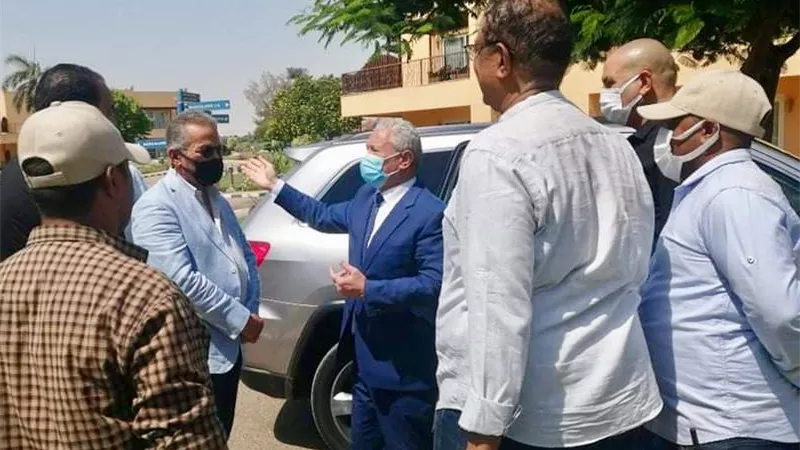 محافظ الأقصر ومدير الأمن يقودان حملة لإزالة تعدى على مساحة ٣٦ فدان من أراضى أملاك الدولة