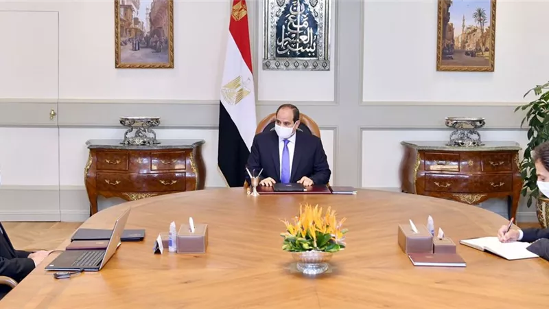 الرئيس السيسي يوجه بتركيز جهود تطوير وميكنة منظومة المحاكم وإجراءات التقاضي