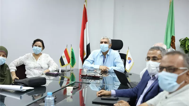 مياه المنيا:اجتماع مع مسئولى الدعم المؤسسى IWSSTAلتطوير المحطات الرئيسية