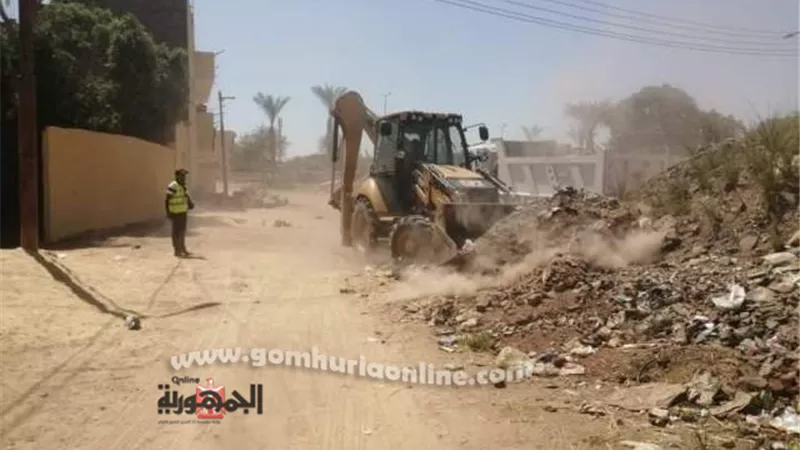 رفع ٢٤٠ طن مخلفات وأتربة فى حملة نظافة موسعة بمدينة الأقصر