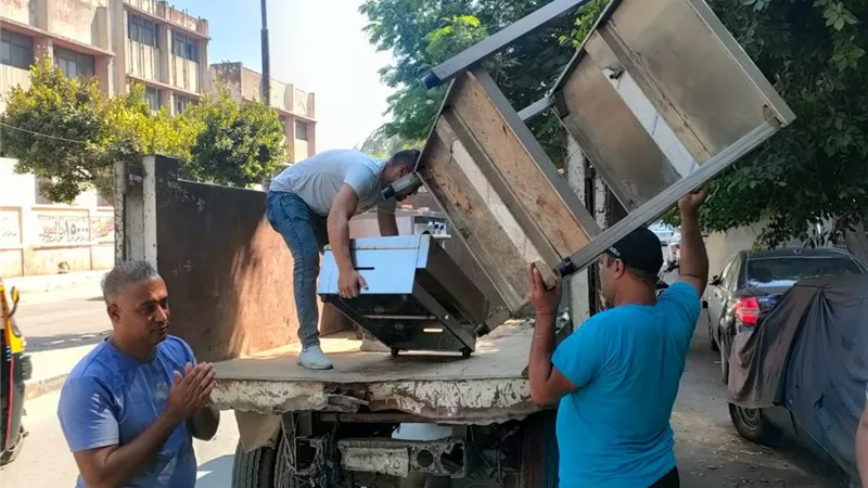 رفع ٩٨ حالة اشغال بالمنيرة الشرقيه في امبابه