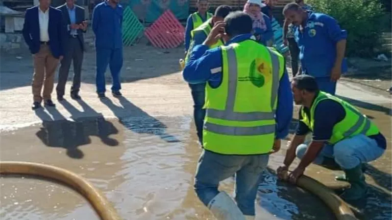 نموذج محاكاة لتصريف مياه الأمطار بمدينة الفشن