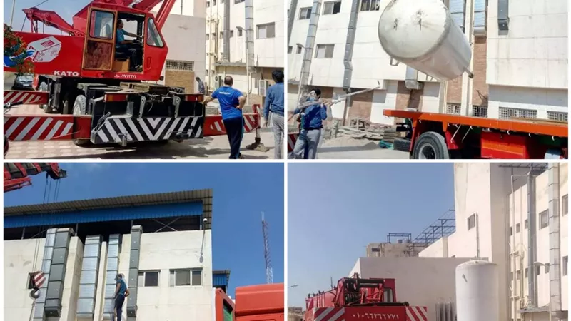 صحة دمياط دعم مستشفى كفرسعد بتانك أكسجين