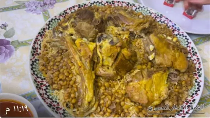 اطيب وألذ طريقة لعمل مجبوس اللحم بالزعفران للشيف افتخار المعمورى بالفيديو
