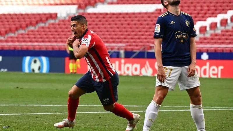 هدف سواريز يمنح الفوز فى الوقت القاتل لأتليتكو مدريد أمام الميلان بدورى أبطال أوروبا