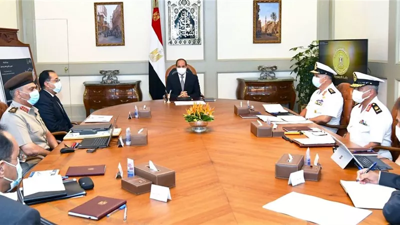 الرئيس السيسي يطلع على الموقف التنفيذي لمشروعات تطوير وحماية الشواطئ الساحلية