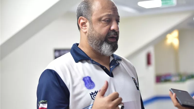 خالد القلاف: جئنا إلي الإسكندرية لاثبات الوجود.. والفوز علي اليوناني السوداني بداية انطلاقة الفريق