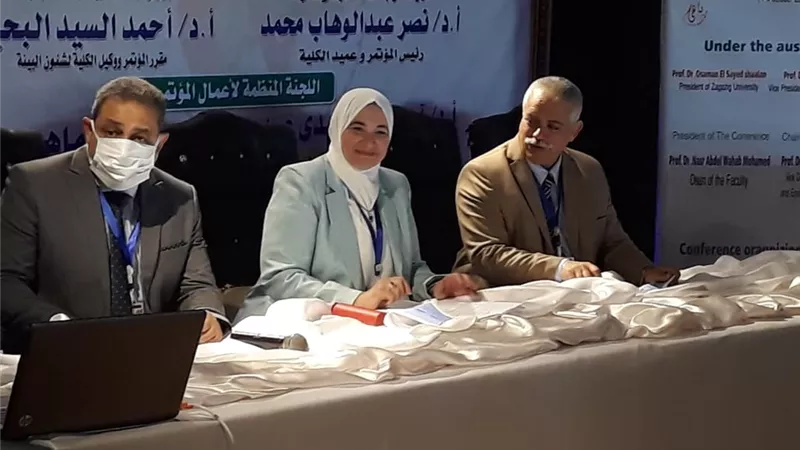 نائب رئيس جامعة الزقازيق تشارك في افتتاح المؤتمرالدولى السادس للطب البيطري