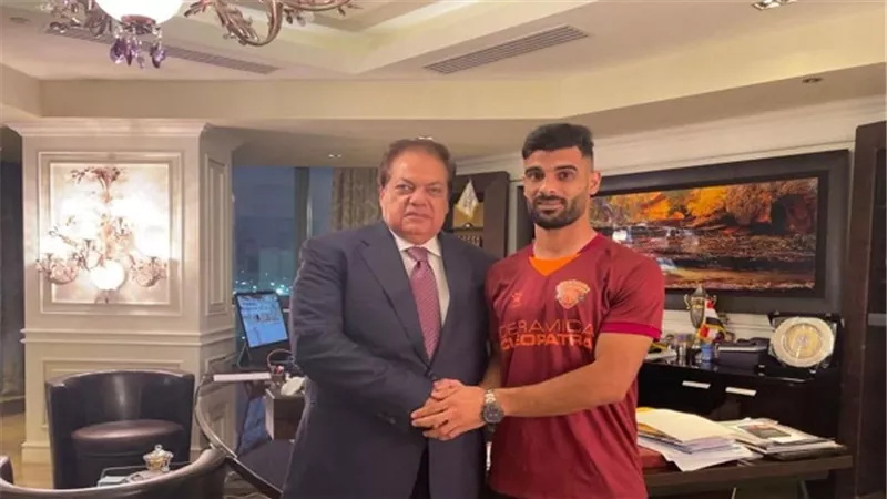 سيراميكا كليوباترا يعلن تعاقده مع نجم المنتخب الفلسطينى