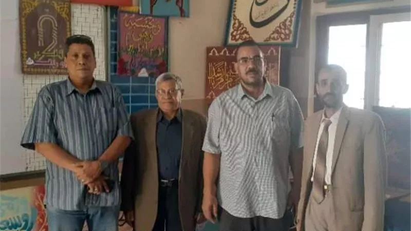مدير عام ادارة قنا يتابع استعداد المدارس للعام الدراسى الجديد