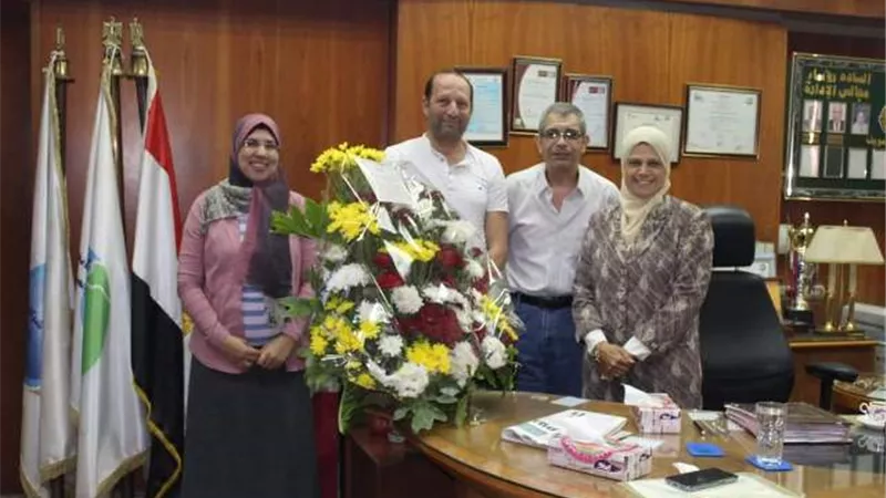أول امرأه تقود شركة المياه بالصعيد ..صور